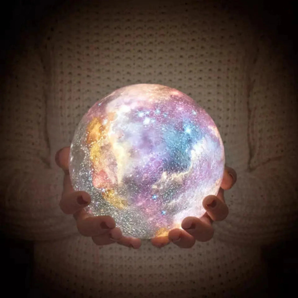 3D moon lamp lifestyle