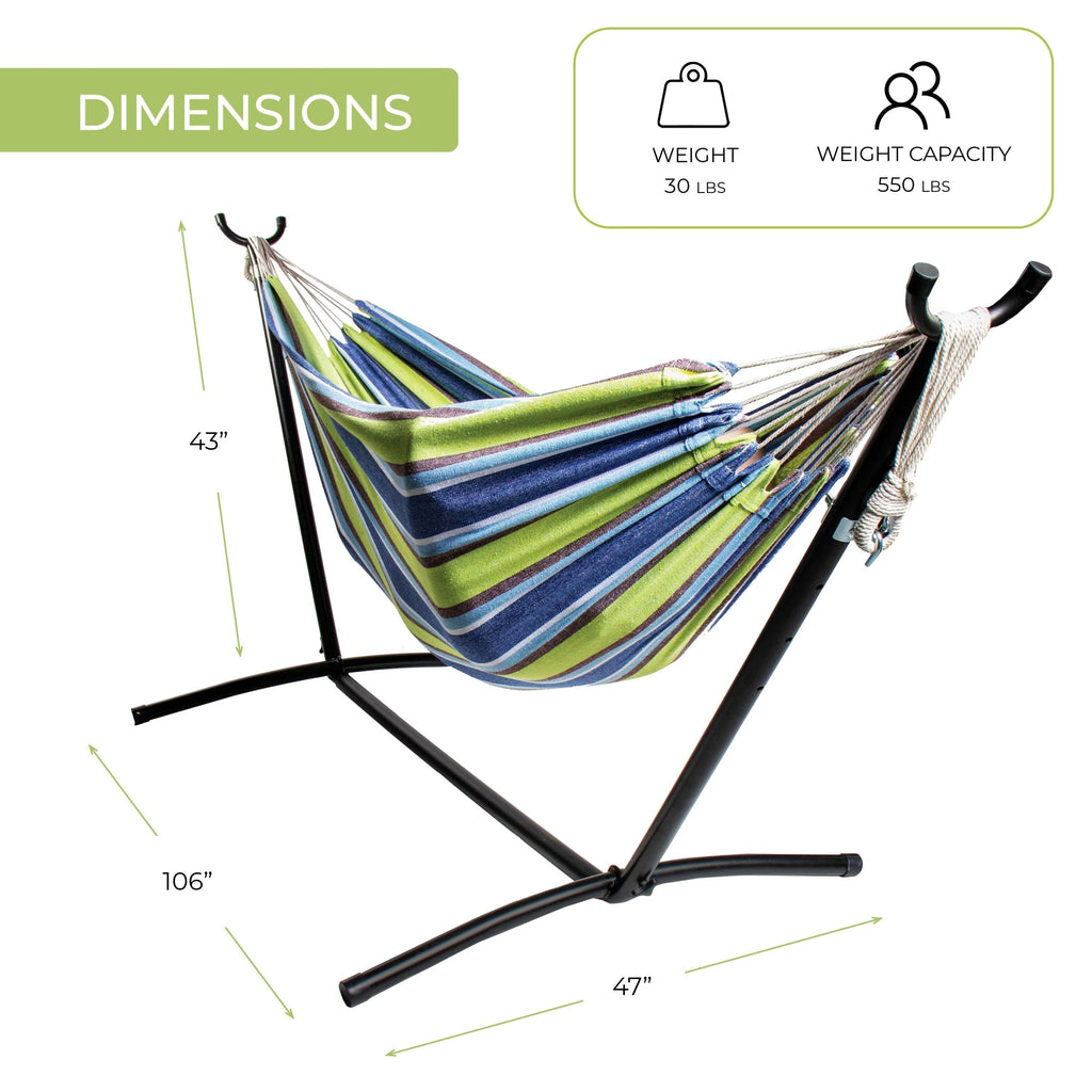 Double hammock detail view