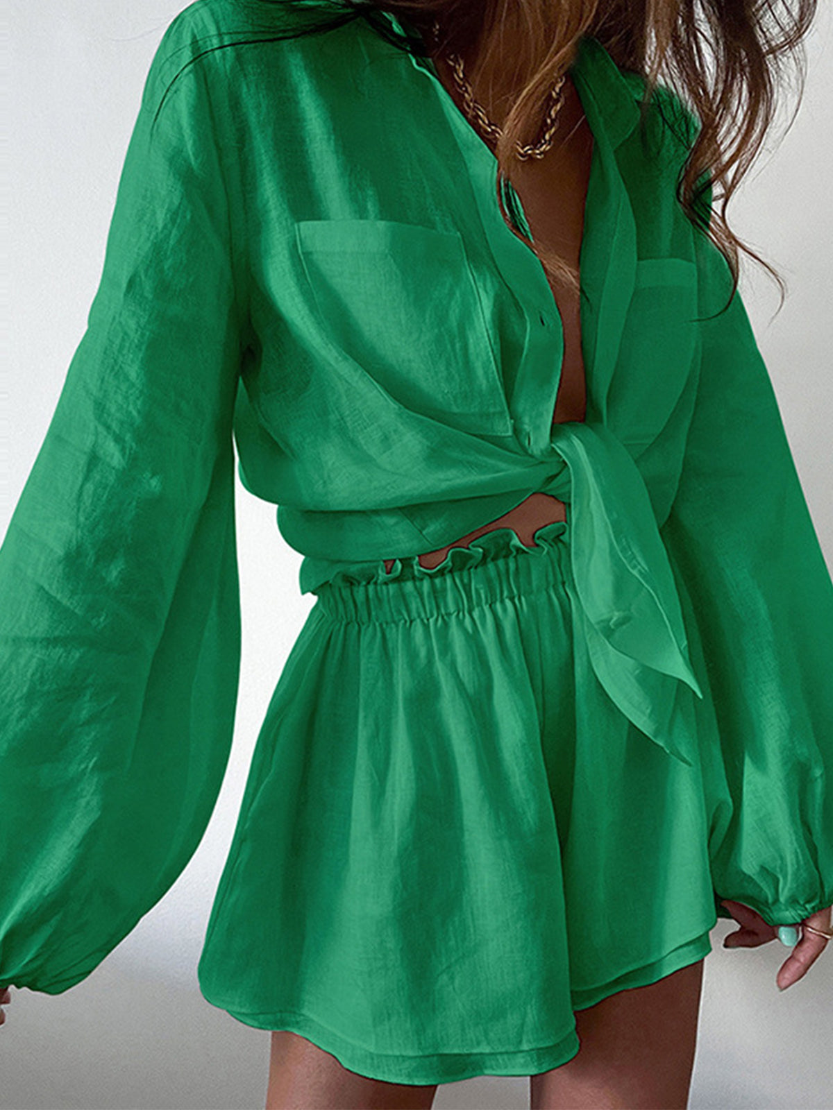 Double-Lined Matching Set — Two-Piece Co-Ord