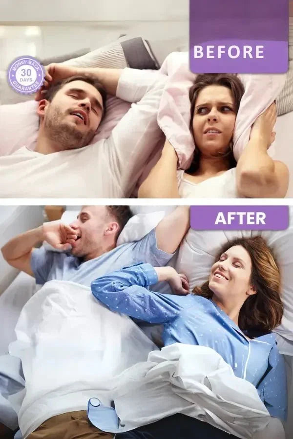 Anti-snore aid device illustration