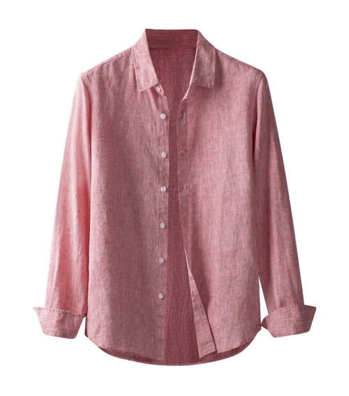 Coastal Charm | Men's Linen Button Down Shirt with Breathable Comfort | Relaxed Fit for Effortless Style