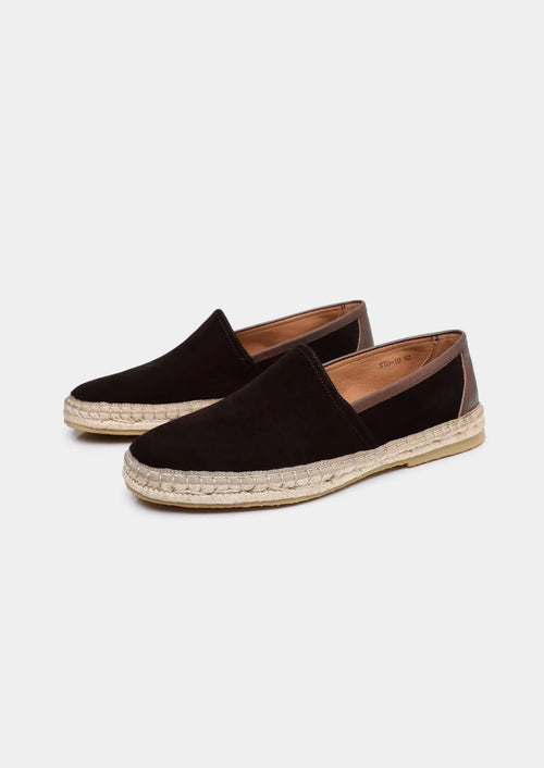 Women's Coffee Suede Seaside Espadrilles 0