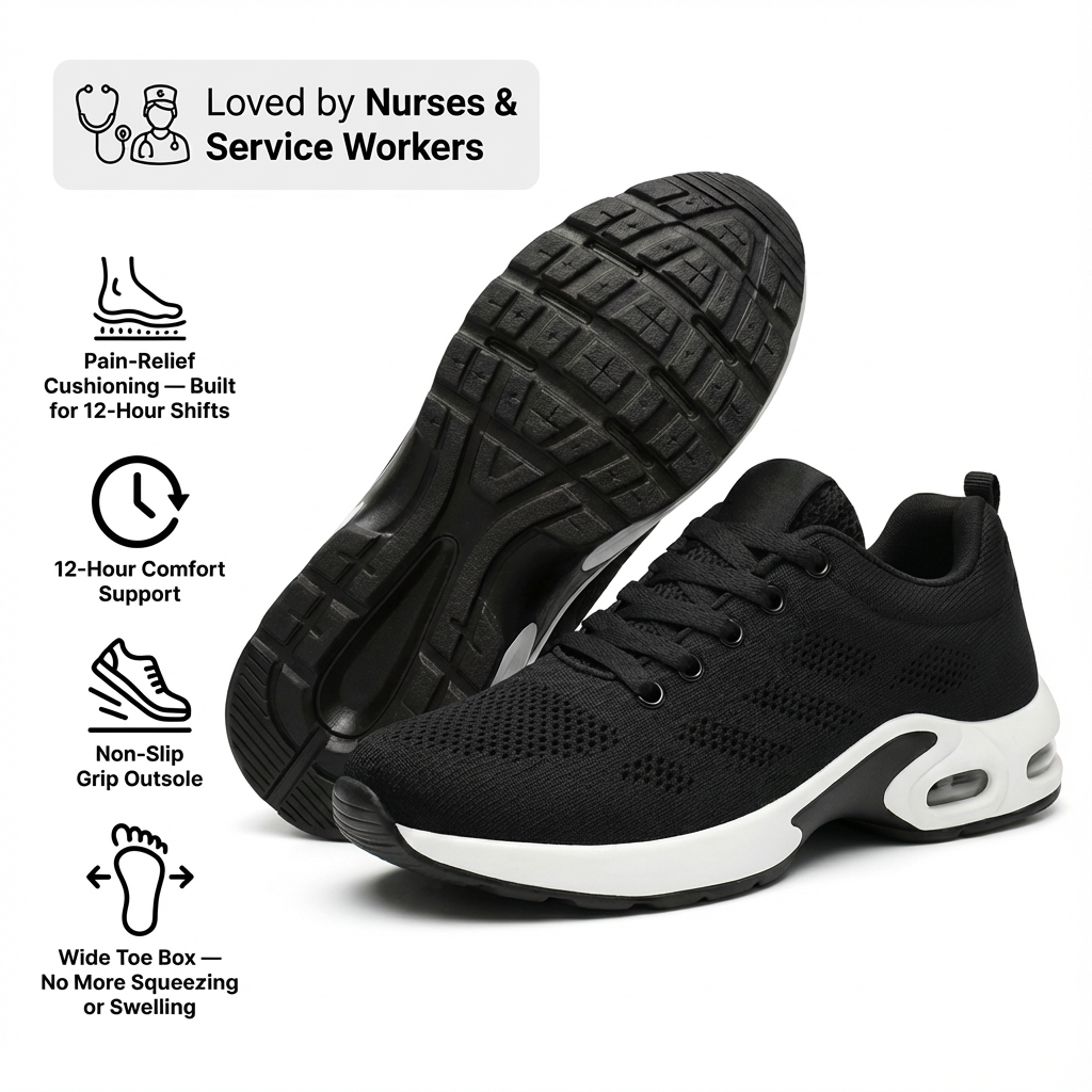 Breathable Comfort Shoes — Shock-Absorbing