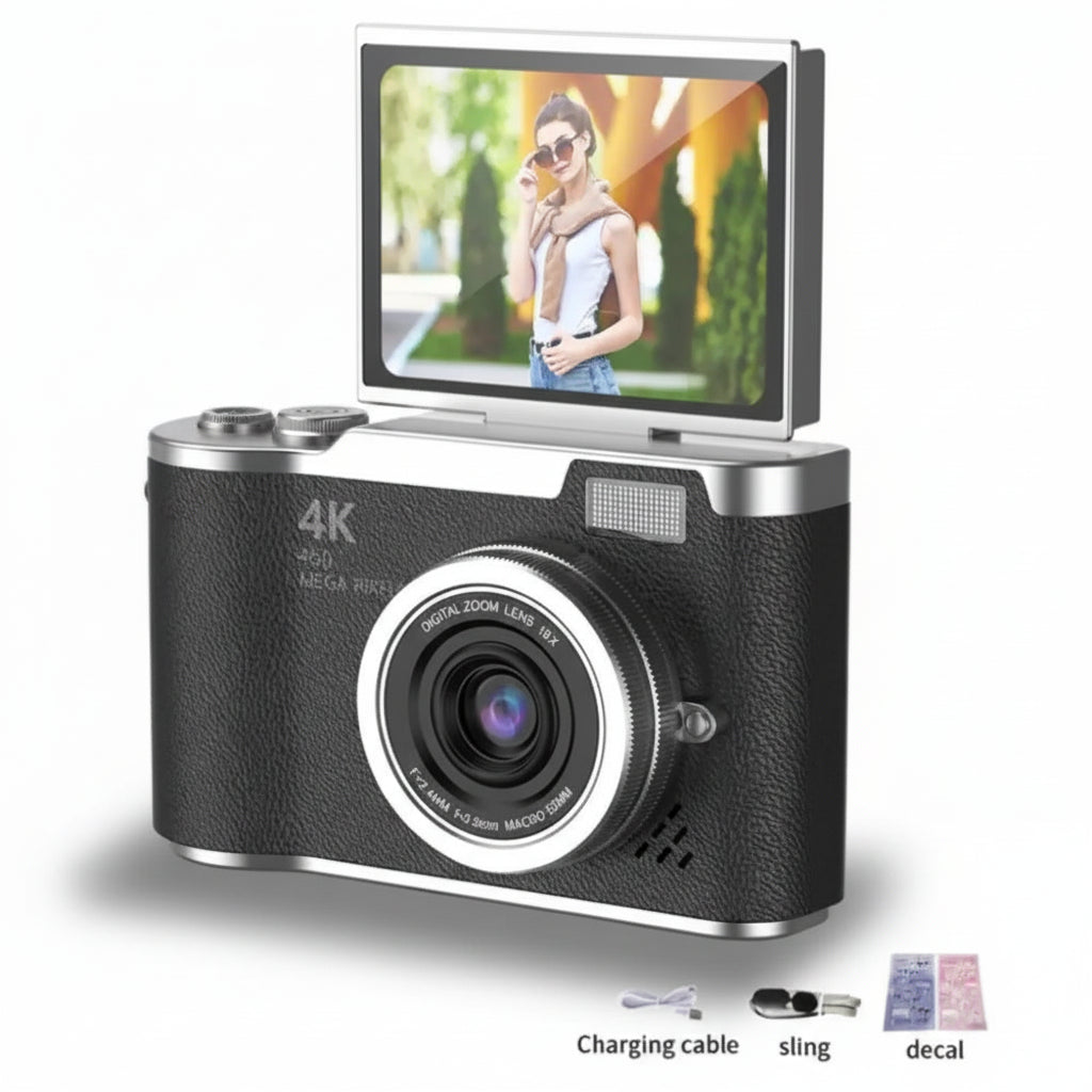 4K digital camera Black No Card