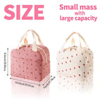Elegant Pink – Insulated Lunch Bag with Large Capacity & Stylish...