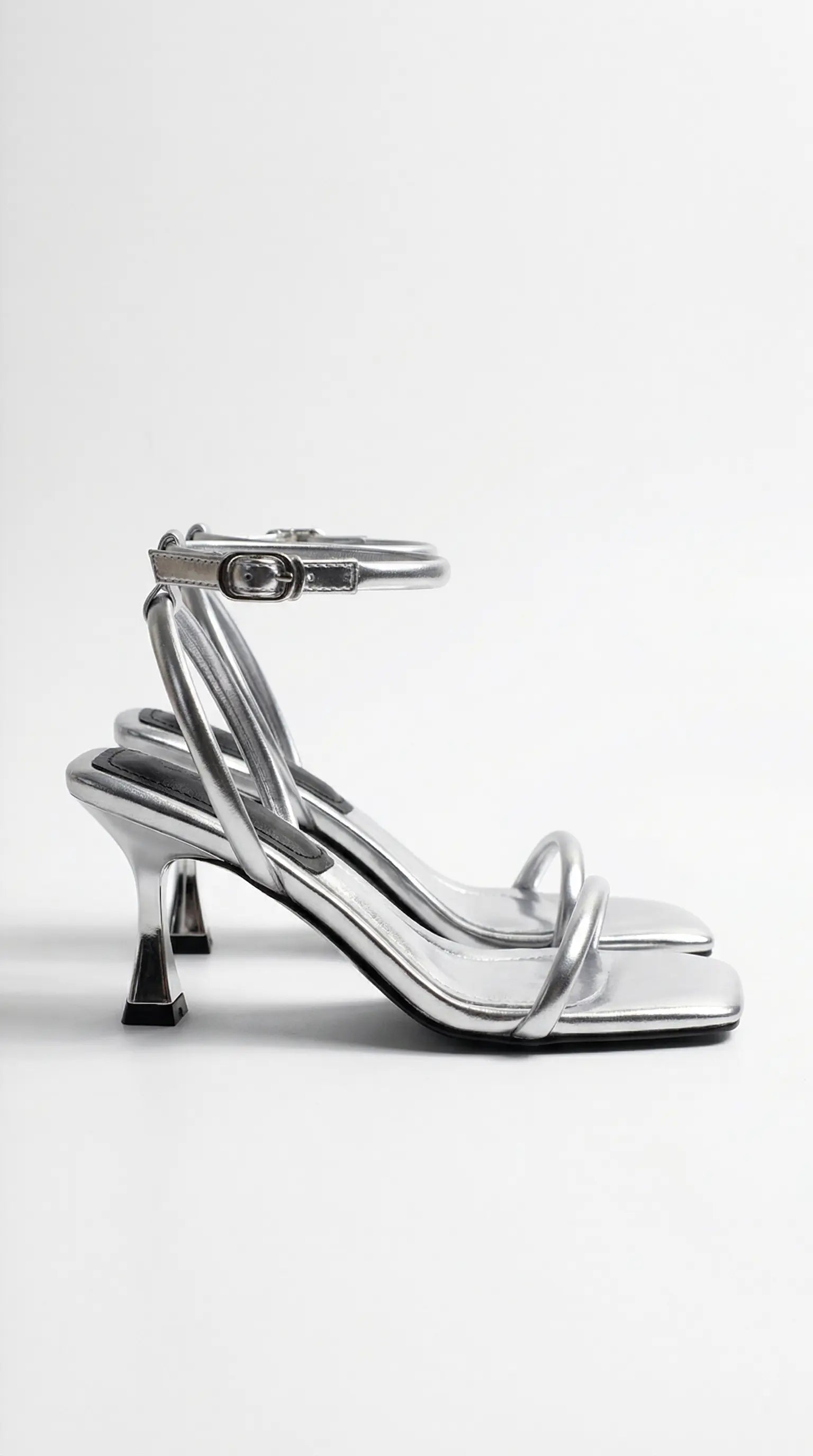 Women's Elegant | Heeled Sandals with Adjustable Ankle Strap | Strappy Design for All-Day Comfort | Comfortable Kitten H 3