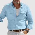 Women's Felix Grant Vintage Linen Shirt | Material: Cotton-Linen Blend 0