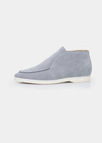 Women's Light Blue Classic Suede City Loafers 2