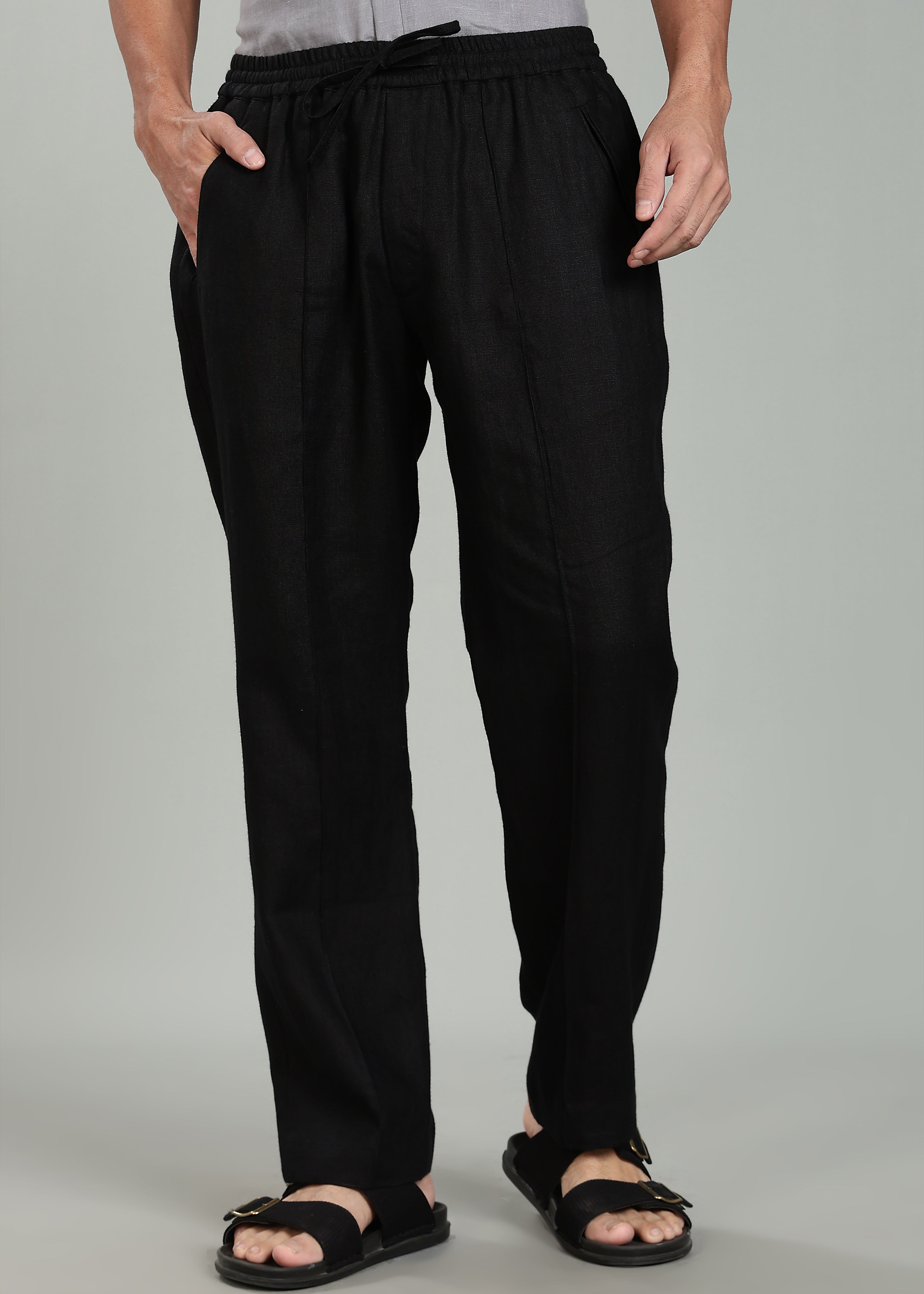 Linen Blended Pants |Casual Trousers