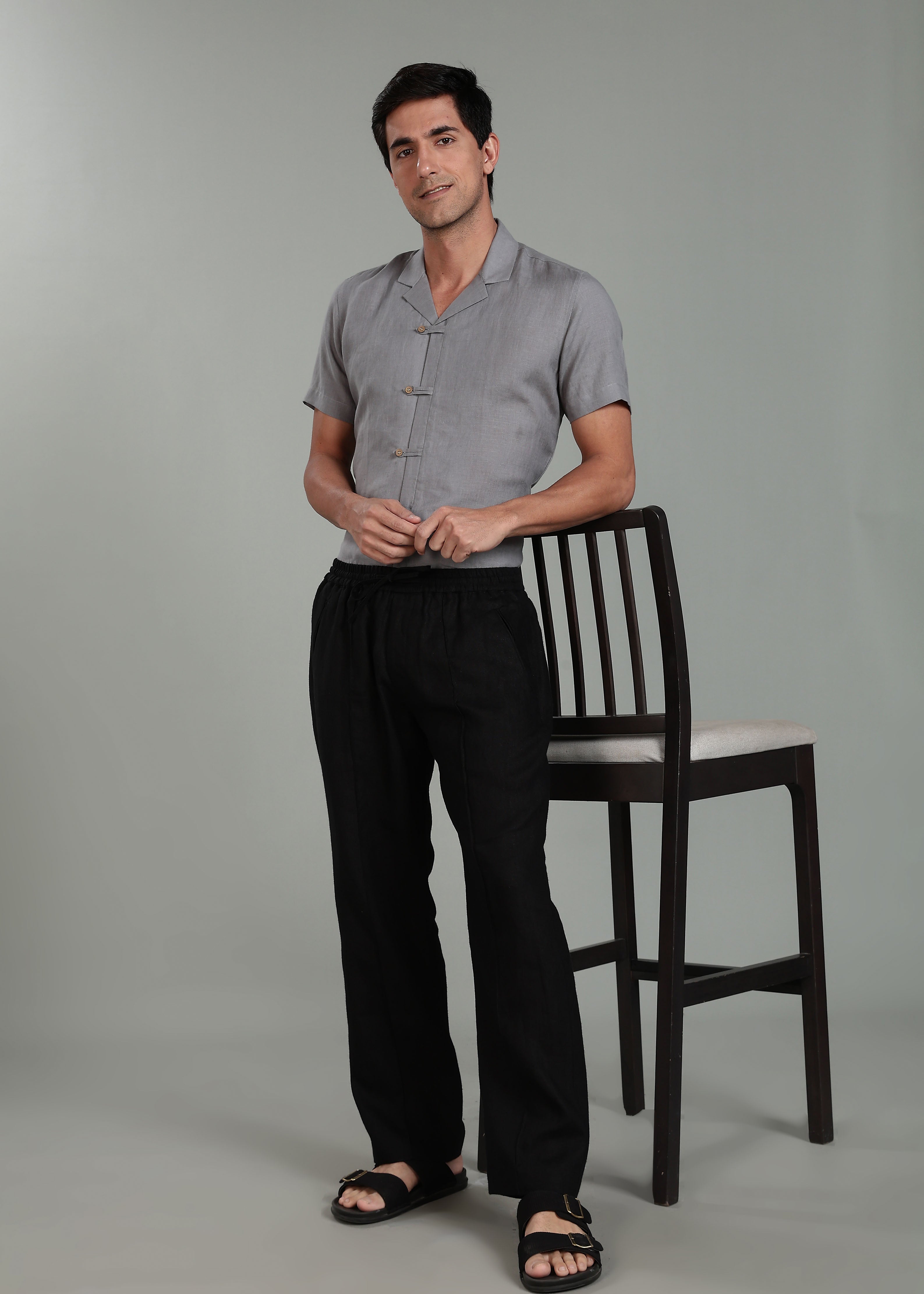 Linen Blended Pants |Casual Trousers