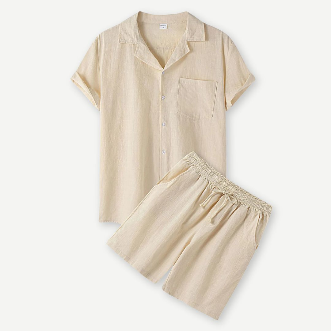Relaxed Linen Two-Piece Set — Breathable