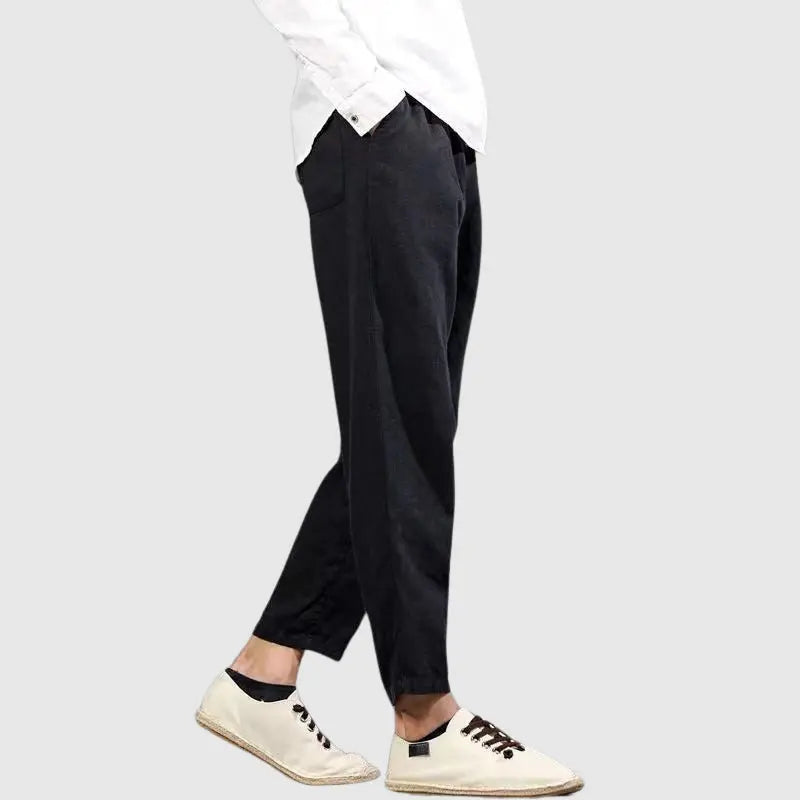 Women's Lorenzo Vitali Harbor Linen Pants | Material: Premium linen fabric 0