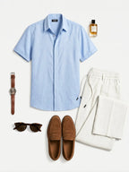 Men's Classic Short-Sleeve Shirt — Comfort Stretch