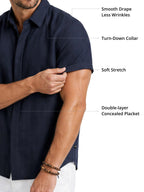Men's Classic Short-Sleeve Shirt — Comfort Stretch
