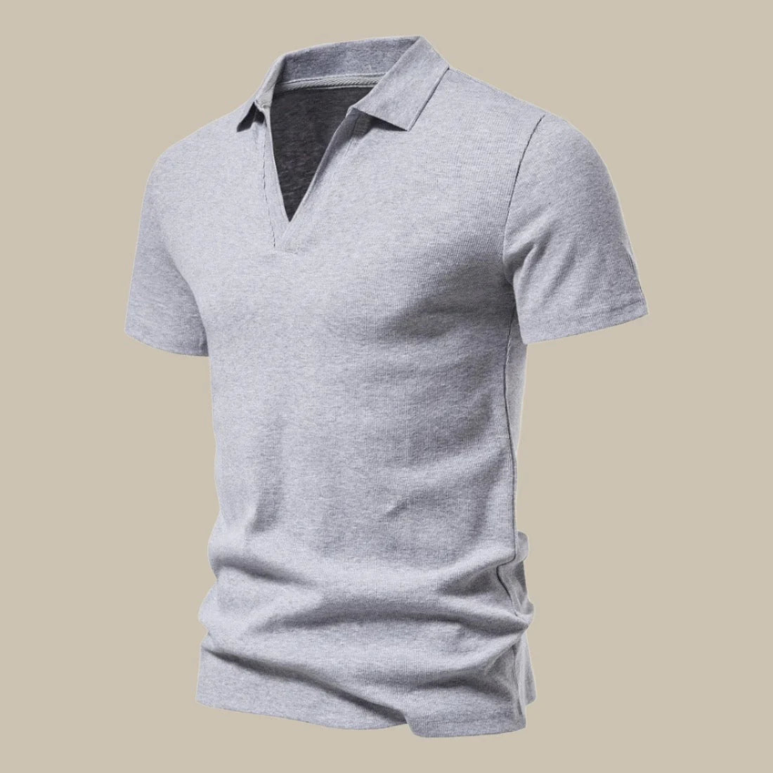 Men's Merino Wool Polo Shirt — Breathable