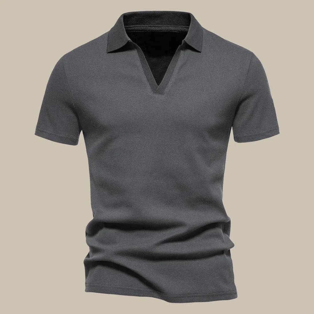 Men's Merino Wool Polo Shirt — Breathable