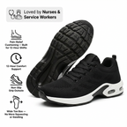Cushioned Comfort Work Shoes — All-Day Support