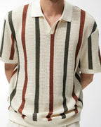 Women's Resort Knit Stripe Polo 0