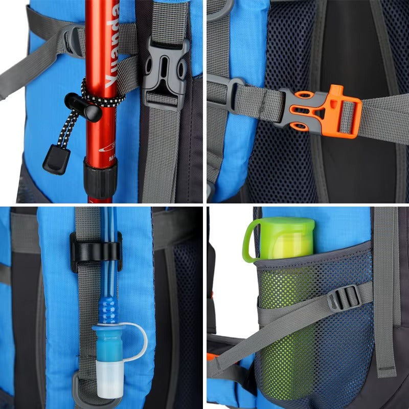 Rugged Adventure | 70L Tactical Backpack with Waterproof Nylon & Smart Organization | Comfortable Carry for Outdoor Enthusiasts
