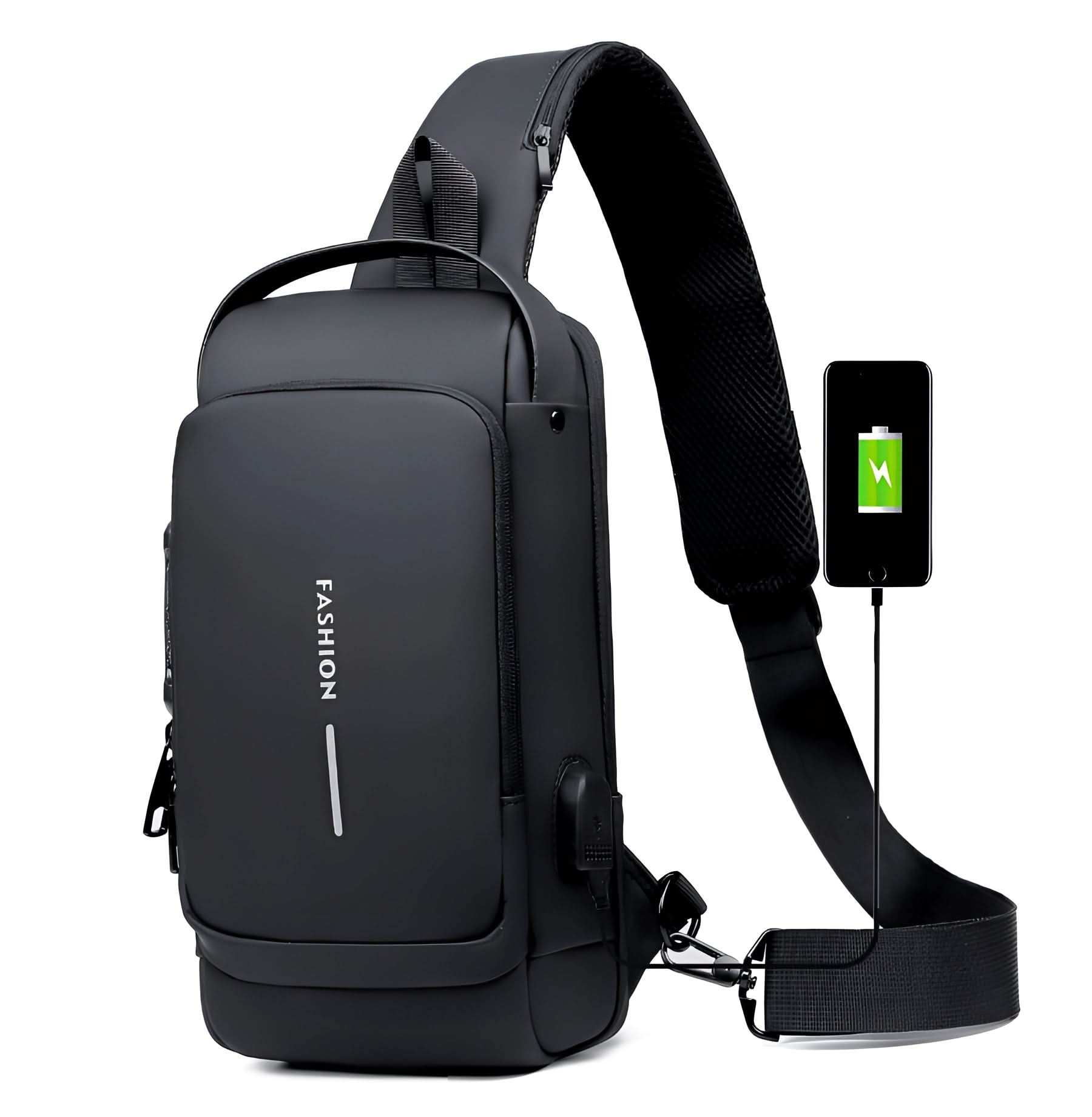 UrbanTech | Travel Laptop Backpack with Anti-Theft & Waterproof Design | USB Charging for Daily Convenience