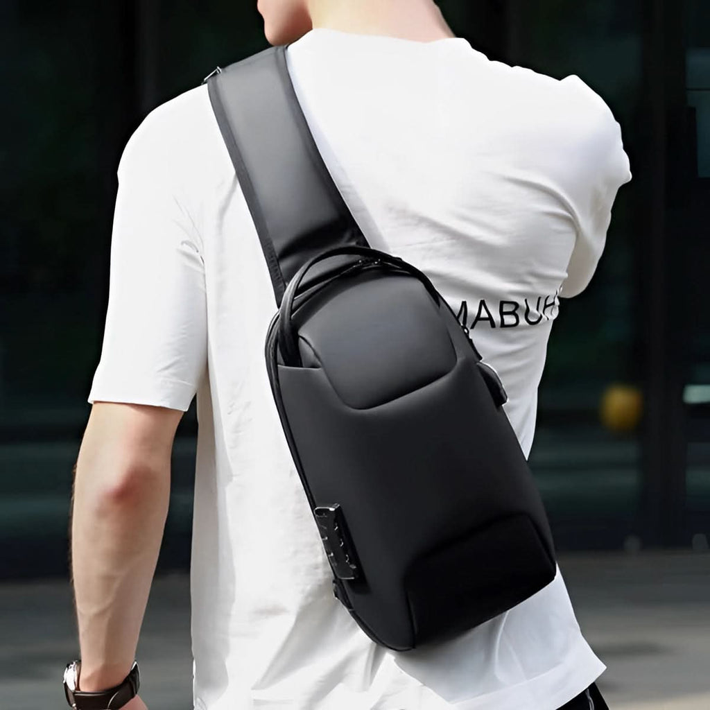 UrbanTech | Travel Laptop Backpack with Anti-Theft & Waterproof Design | USB Charging for Daily Convenience