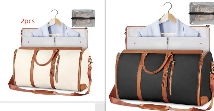 Foldable weekender tote bag for women