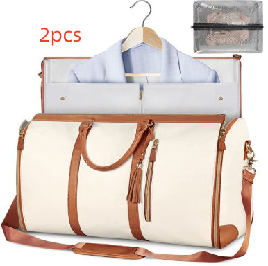 Foldable waterproof duffle bag for gym and travel