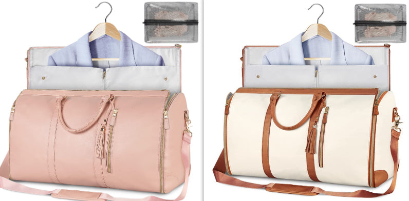 Spacious women's travel duffle tote