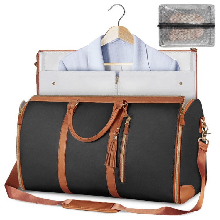 Women's Large Foldable Waterproof Travel Duffle Tote — Weekender Bag