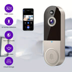 2K Wide-Angle Video Doorbell — 166° View, AI Detection, Wireless